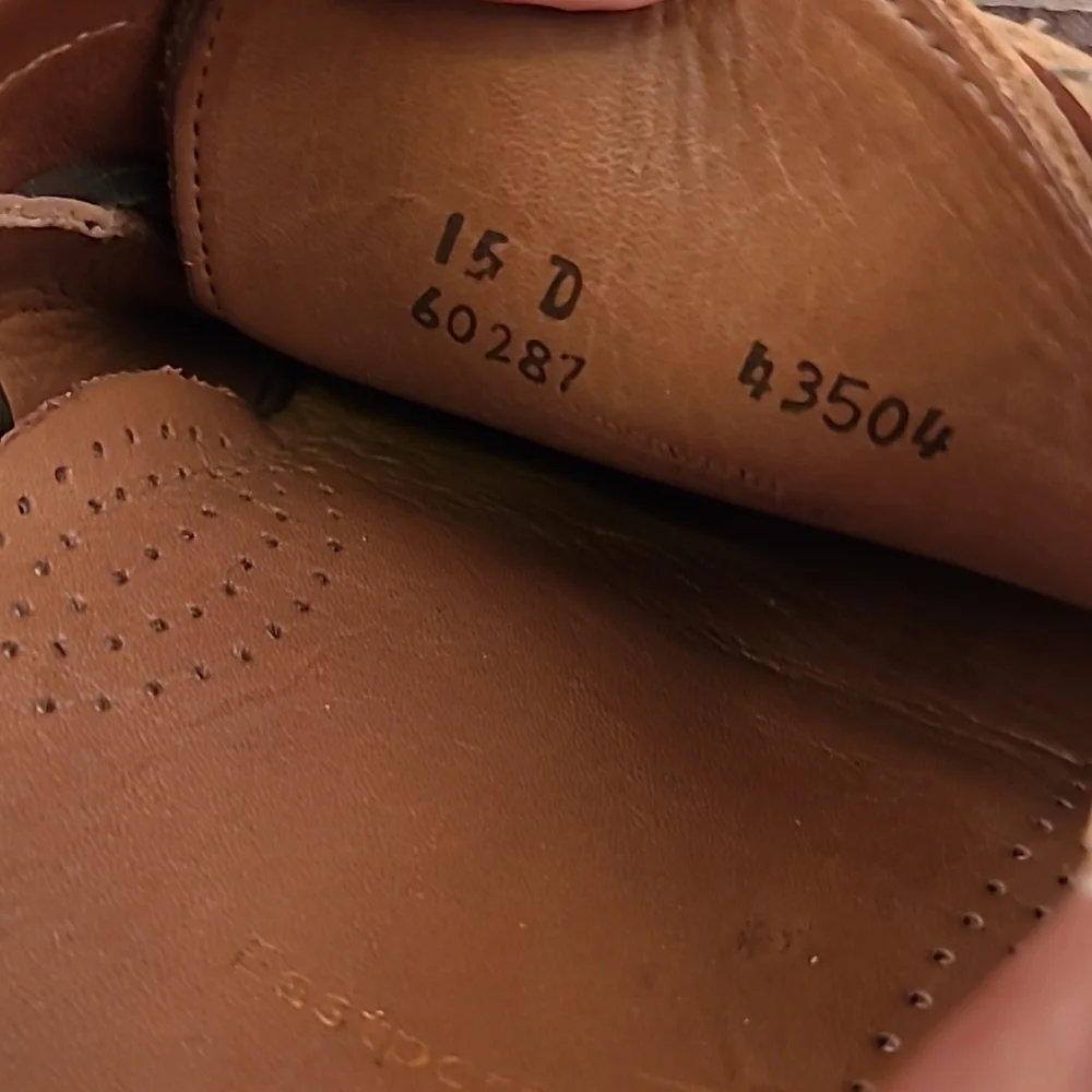 ALLEN EDMONDS‎ Eastport Dark Brown Leather Sz 15 D Mens Casual Boat Shoes